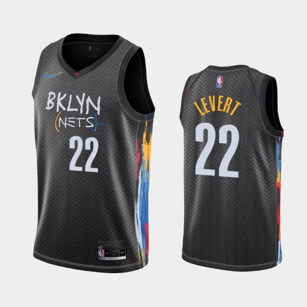 Caris LeVert Brooklyn Nets #22 Men's City 2020-21 Jersey - Black