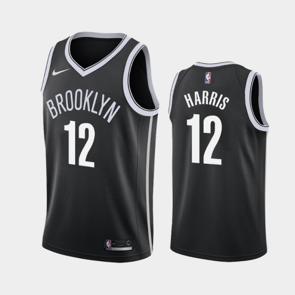 Joe Harris Brooklyn Nets #12 Men's Icon 2019 season Jersey - Black