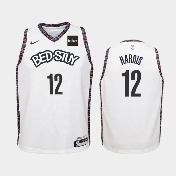 Joe Harris Brooklyn Nets #12 Youth City 2019-20 Jersey - White
